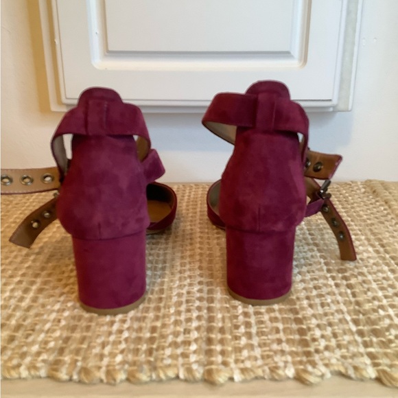 Steve Madden Burgundy Suede Shoes - Picture 7 of 9
